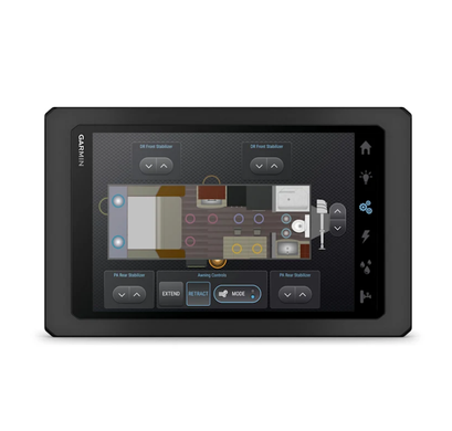 10-дюймовий дисплей комутаційної системи Garmin SERV+ для автобудинку (без вбудованої комутації)