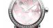 Часы наручные женские Korloff LLD2SF кварцевые, с бриллиантами, на малиновом сатиновом ремешке 4