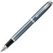 Ручка перова Parker IM 17 Light Blue Grey CT FP F 22 511 511 латунна зі сталевим пером 3
