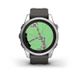 Смарт-годинник Garmin Fenix 7S Pro - Solar Edition - сріблястий з графітовим ремінцем 3