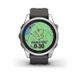 Смарт-часы Garmin Fenix 7S Pro - Solar Edition - серебристые с графитовым ремешком 6