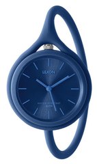 Часы универсальные "Take Time" LEXON с ремешком из силикона, синие (LM112B)