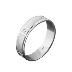 Серебряное обручальное кольцо 17