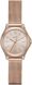 Часы наручные женские DKNY NY2489 кварцевые на "миланском" браслете, цвет розового золота, США 1