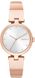 Часы наручные женские DKNY NY2711 кварцевые, с фианитами, цвет розового золота, США 1