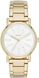Часы наручные женские DKNY NY2417 кварцевые, с фианитами, цвет желтого золота, США 1