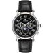 Часы наручные женские Hanowa 16-6059.04.007 кварцевые, черный ремешок из кожи, Швейцария 1