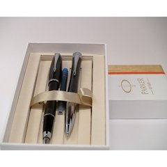 Набір Parker Urban Premium Ebony Metal Chiselled FP BP (пір'яна ручка + кулькова ручка)