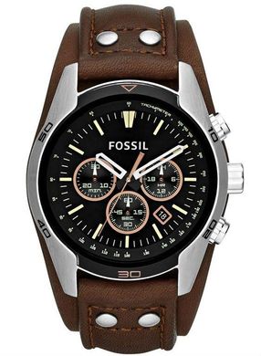 Часы наручные мужские FOSSIL CH2891 кварцевые, ремешок из кожи, США