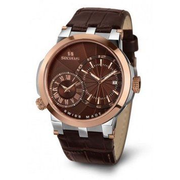 Часы наручные мужские Seculus 4511-5-775-751, Don Carlos Two-Time-Zone
