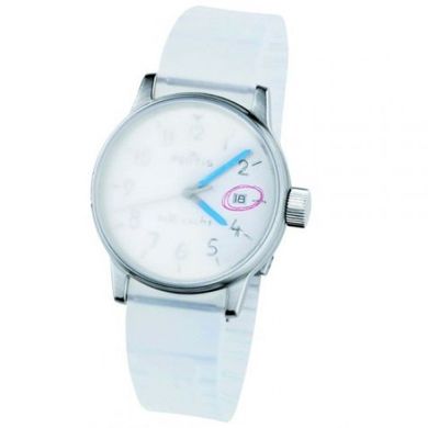 Швейцарские часы наручные мужские FORTIS 595.11.82 SI.29 на каучуковом ремешке, стекло с покрытием "изморозь"
