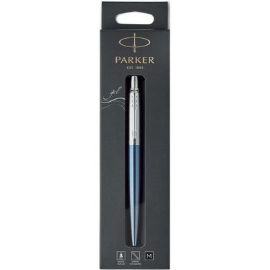 Ручка гелева Parker JOTTER 17 Waterloo Blue CT GEL в подар. уп. LONDON 16 862bL