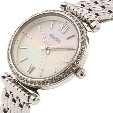Часы наручные женские FOSSIL ES4647 кварцевые, на браслете, серебристые, США