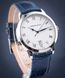 Часы наручные мужские Aerowatch 42972 AA04 кварцевые в серебристом корпусе, синий ремешок из тисненой кожи 3