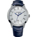 Часы наручные мужские Aerowatch 42972 AA04 кварцевые в серебристом корпусе, синий ремешок из тисненой кожи 1