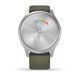 Смарт-годинник Garmin Vivomove Style сріблястий з ремінцем кольору "зелена трава" 7