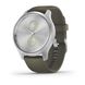 Смарт-годинник Garmin Vivomove Style сріблястий з ремінцем кольору "зелена трава" 9