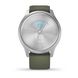Смарт-годинник Garmin Vivomove Style сріблястий з ремінцем кольору "зелена трава" 4