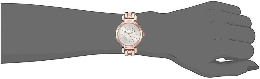 Часы наручные женские DKNY NY2592 кварцевые, сталь, цвет розового золота, США УЦЕНКА