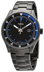 Часы наручные мужские FOSSIL FS5532 кварцевые, на браслете, серые, США