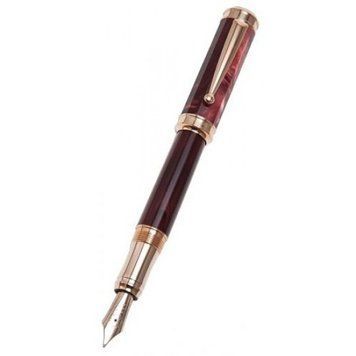 CA 010-18 FP pink resin 18K gold nib rose gold plated details Перьевая Ручка Signum