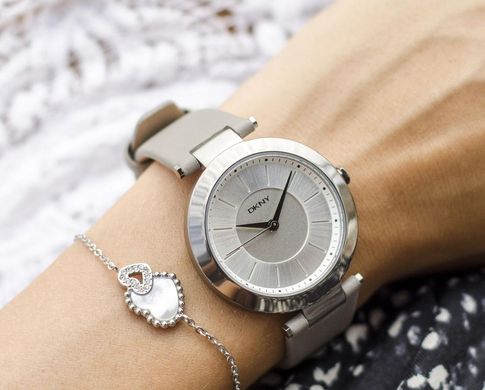 Часы наручные женские DKNY NY2460 кварцевые, ремешок из кожи, США