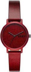 Часы наручные женские DKNY NY2860 кварцевые, бордовые, минималистичные, США
