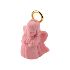 Футляр для ювелирных украшений детский ангелочек розовый