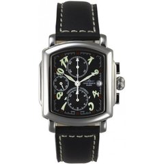 Часы наручные мужские Zeno-Watch Basel 8100, Square OS Chronograph Date Pilot