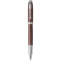 Ручка перова Parker IM 17 Premium Brown CT FP F 24 511 з анодованого алюмінію