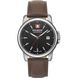 Часы наручные мужские Swiss Military-Hanowa 06-4230.7.04.007 кварцевые, коричневый ремешок из кожи, Швейцария 1