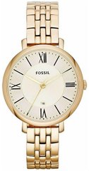 Часы наручные женские FOSSIL ES3434 кварцевые, на браслете, цвет желтого золота, США