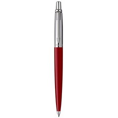 Ручка шариковая Parker Jotter Standart New Red BP 78 032R из пластика, отделка хромом