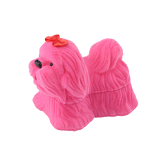 Футляр для ювелірних прикрас дитячий собачка рожева
