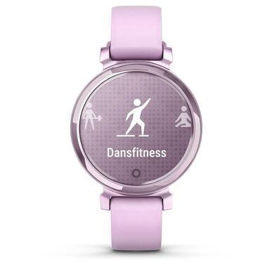 Смарт-годинник Garmin Lily 2, бузковий металік з бузковим силіконовим ремінцем
