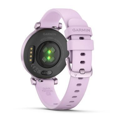 Смарт-годинник Garmin Lily 2, бузковий металік з бузковим силіконовим ремінцем