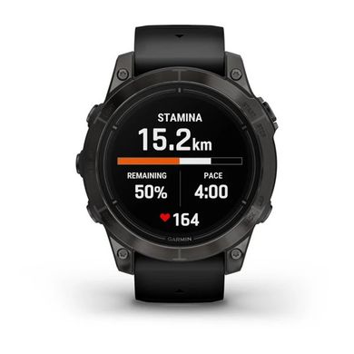 Смарт-часы Garmin Epix Pro (Gen 2) - Standard Edition 47 mm - сланцево-серые с черным ремешком