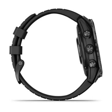 Смарт-часы Garmin Epix Pro (Gen 2) - Standard Edition 47 mm - сланцево-серые с черным ремешком
