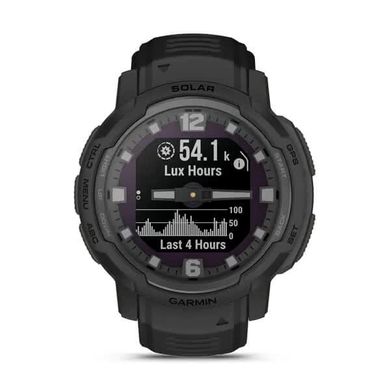 Смарт-часы наручные Garmin Instinct Crossover Solar - Tactical Edition чорний
