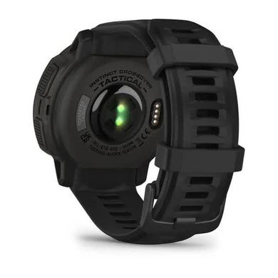 Смарт-годинник наручний Garmin Instinct Crossover Solar - Tactical Edition чорний