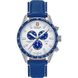 Часы наручные мужские Swiss Military-Hanowa 06-4314.04.003 кварцевые, синий ремешок из кожи, Швейцария 2