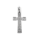 Хрестик срібний релігійний з чорнінням 2