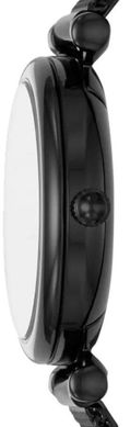 Часы наручные женские FOSSIL ES4613 кварцевые, "миланский" браслет, черные, США