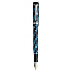 Пір'яна ручка Parker Duofold Check Blue PT FP (юбил) 91 210C