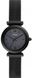 Часы наручные женские FOSSIL ES4613 кварцевые, "миланский" браслет, черные, США 1