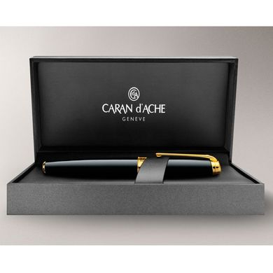 Пір'яна ручка Caran d'ache Leman Lacque Black Ca4799-282