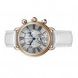 Часы-хронограф наручные женские Aerowatch 82905 R113 с отображением даты, белый кожаный ремешок 2