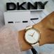 Часы наручные женские DKNY NY2677 кварцевые с белым кожаным ремешком, США 6