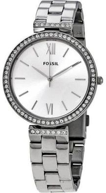 Часы наручные женские FOSSIL ES4539 кварцевые, на браслете, серебристые, США