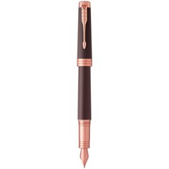 Ручка перова Parker PREMIER 17 Soft Brown PGT FP F 80 211 із золотим пером і рожевою позолотою
